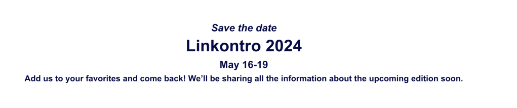 Linkontro save the date